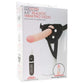 6.5 Inch Realistic Vibrating Strap On Set