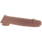 Performance Maxx 8 Inch Silicone Extender in Brown