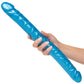 Size Queen 17 Inch Double Dildo in Blue