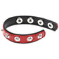 Strict Cock Gear Leather Snap Cock Ring in Red