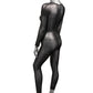 Radiance Crotchless Full Black Body Suit