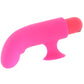Sadie Silicone Finger Vibe in Neon Pink