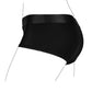Ouch! Black Vibrating Strap-on Brief in XS/S