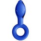 Chrystalino Plugger Glass Butt Plug in Blue