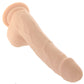 Silicone Studs 8 Inch Dildo in Ivory