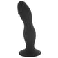 Silicone Anal Stud in Black