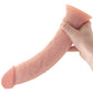 King Cock Elite Dual Density 11 Inch Silicone Cock in Light