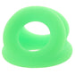 Ouch! Glow In The Dark Silicone Cock Ring & Ball Strap