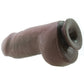 The Fat D 8 Inch ULTRASKYN Dildo with Balls in Chocolate