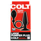 Colt Large Silicone Pumper Plug in Black
