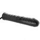 Inflatable Stud 9.5 Inch Dildo in Black