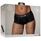 Ouch! Black Vibrating Strap-on Brief