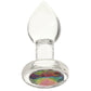 Crystal Desires Rainbow Gem Glass Plug