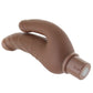 Power Stud Rechargeable Over & Under Vibe in Brown