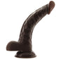 Real Skin Whoppers 8 Inch Dildo in Brown