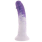 Strap U Real Swirl Silicone Dildo in Purple