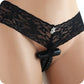 Crotchless Vibrating Panties with Pleasure Beads /L