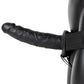 Real Rock Hollow Vibrating 8 Inch Strap-On