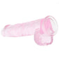 Naturally Yours 6 Inch Crystaline Dildo in Rose