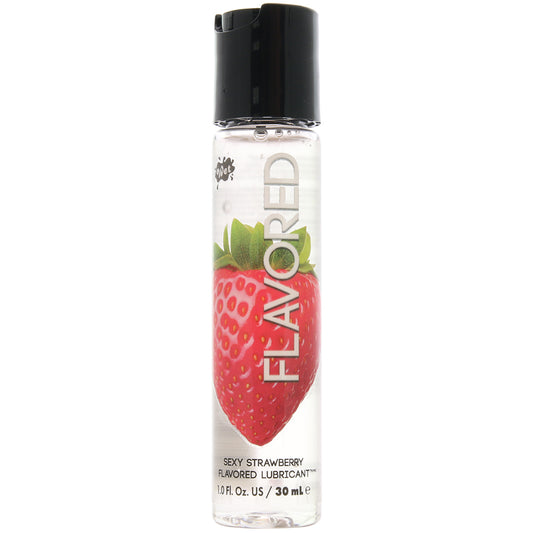 Flavored Water Based Lube 1oz/30ml in Sexy Strawberry