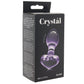 Crystal Glass Heart Plug