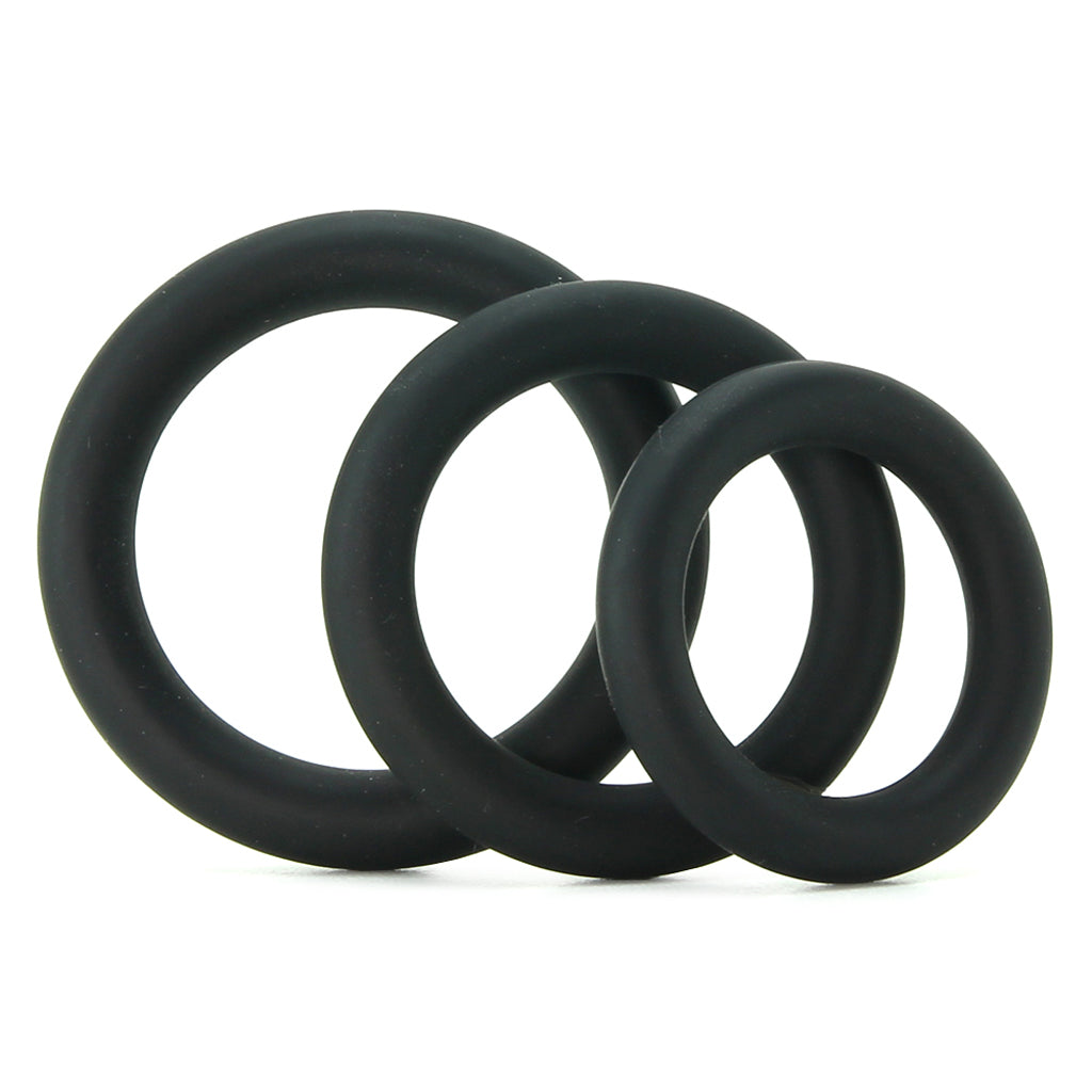 Ram Silicone Cock Rings #3 in Black – PinkCherry Canada