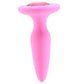 Glams Mini Pink Gem Silicone Butt Plug