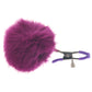 Sexy AF Puff Ball Nipple Clamps in Purple