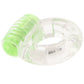 Play With Me Arouser Vibrating C-Ring in Green