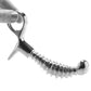 Stainless Steel Ribbed Prostate Massager