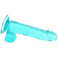 Size Queen 6 Inch Jelly Dildo in Teal