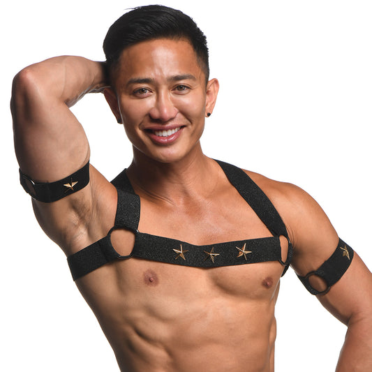 Master Series Rave Harness Elastic Chest Harness /M