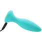 A-Play Beginner Vibrating Remote Butt Plug in Teal