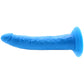 Neo Elite 7.5 Inch Dual Density Silicone Cock in Blue