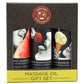 Hempseed Edible Massage Oil Gift Set
