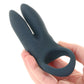 Sexy Bunny Vibrating C-Ring in Just Black