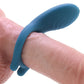 iRing Vibrating Silicone Cock Ring in Marine Blue
