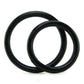 Silicone Cock Ring Set in Black