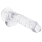 Naturally Yours 7 Inch Crystalline Dildo in Clear