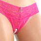 Stimulating Panties with Pearl Pleasure Beads Pink in S/M
