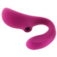 ENIGMA Dual Action Sonic Massager in Deep Rose