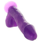 Basix 6.5 Inch Suction Base Dildo in Purple