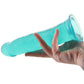 B Yours Thrill n' Drill 9 Inch Dildo in Teal
