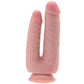 RealRock Double Trouble 5 and 6 Inch Double Dildo in Light