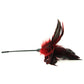 Starburst Feather Body Tickler in Red