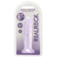 RealRock Crystal Clear Jelly 6 Inch Dildo