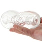 Gripz Dotted Squeezable Clear Stroker