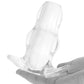 Master Series Clear View Hollow Anal Plug in M