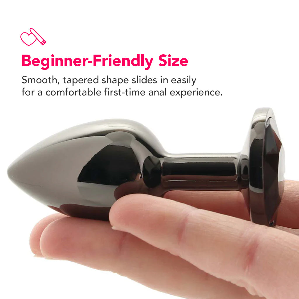 Black Gem Anal Plug in Small PinkCherry Canada Black Gem Anal Plug in Small PinkCherry Canada