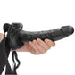 Real Rock Hollow 9 Inch Ballsy Strap-On in Black